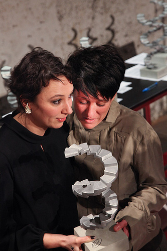 scharang's tweet photo. nachgereicht. verleihung österreichischer filmpreis.a nice moment http://t.co/rP1K8wJF