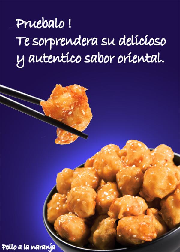 Y tú que prefieres? El sabor dulce del pollo a la naranja o el ahumado y picantico sabor del Korean Beef.