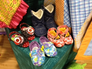 SNEAK PEEK from our booth at the <a href="/CraftandHobby/">Vine Mine</a> show. NEW Baby Boots & Booties by ELLIE MAE Designs.