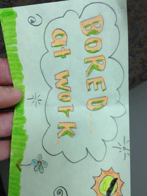 YvonnyJames's tweet image. This is what I do with my free time at work #lackingcreativity