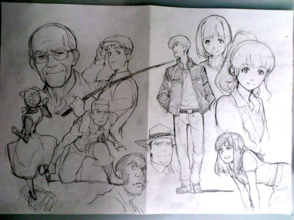 アニメーター 鹿間貴裕氏のtwitter上のイラストまとめ Togetter