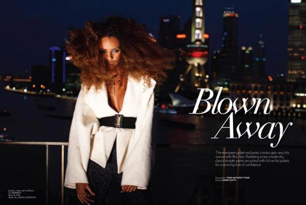 acabei de receber um editorial que fiz em Shanghai final de 2011 ***** nada mal ..... boa tarde a tods