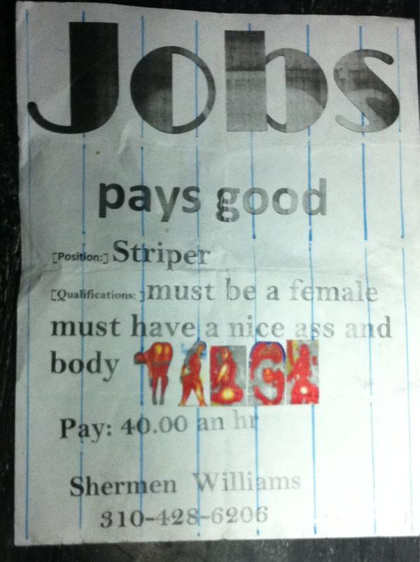 DeanaStranger's tweet image. Get yourself a new job for the new year.    #thingsyouseeonthemetro #stackpaper