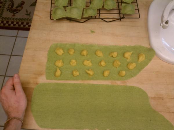 Kobucha raviolis