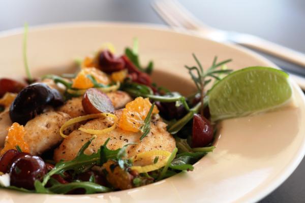 Seared Halibut and Arugula Salad by Jeff Murphy at <a href="/bistrosabor/">Bistro Sabor</a> (pic)