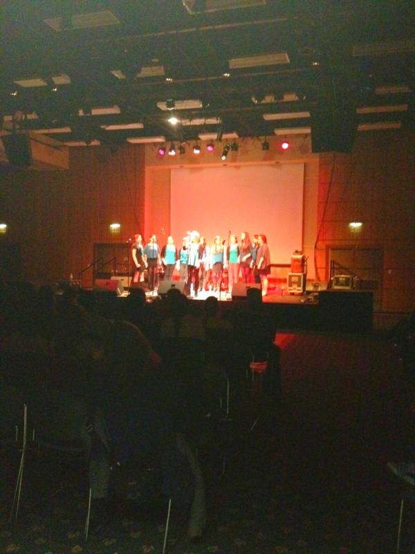 JakeDylan101's tweet image. @ICPremiumBlend is killing it. #jarofhearts. #concertforacure @ithacacollege