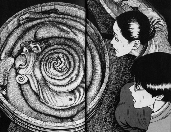 오늘 학생이 그린 달팽이 그림을 보고 소용돌이(이토준지)가 떠올라 한참 수다떨었다. 한동안 소용돌이에 감염되었던 나는 영화 소용돌이를 너무나...