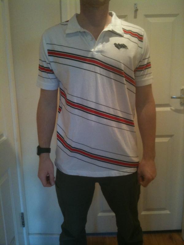 BNWOT's tweet photo. BNWT men's striped Headworx polo shirt (M) http://t.co/Qh7HqgAi #surf http://t.co/c555tpE2