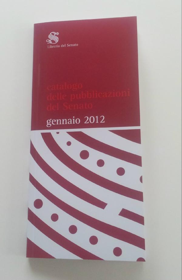 TiburtiniSrl's tweet photo. Senato della Repubblica - stampa "catalogo delle pubblicazioni del Senato" - Gennaio 2012 http://t.co/sSAUBOlM