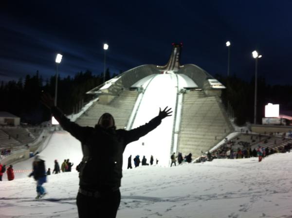 HellDealer's tweet photo. “@KimHansen_oslo: Klar for verdensrekord! #Nrkvm ørn!!!!! http://t.co/x7wFvmmK”