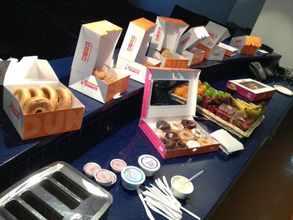 It was bagels/donuts day at #Fringe Division this morning. Happy Friday Agents, 4.13 is almost here. HT BeABetterMan