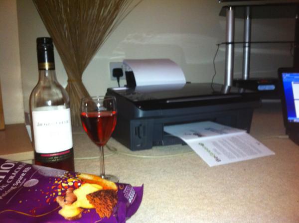 Cotton1992's tweet image. Been printing a football programme since 5pm :| enter #wineeetime! #slowprinter #slowdeath