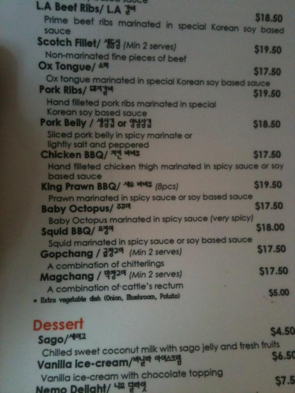 Trying a new Korean Restaurant...can't get enough of that Magchang!