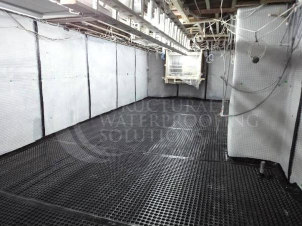 structuralws's tweet image. Fully completed cavity drain membrane system