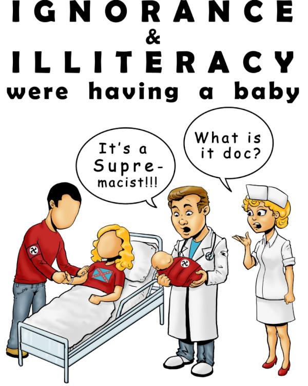 ARPoster's tweet image. Poster depicting the birth of racism. Buy it here: bit.ly/znri1A