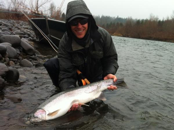 Great day Fishtheswing.com w Jeff Hickman.I am deadly w Spey rod now.Thanks for all the help. #hatcheryfishbetterrun