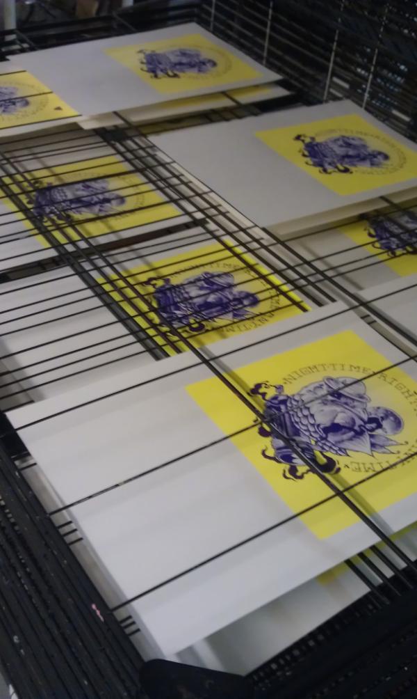 80sConspiracy's tweet photo. Sneaky preview of one of Cemo's print.. Ridiculously good printing by @RareKindLondon... http://t.co/TcmCkJcA