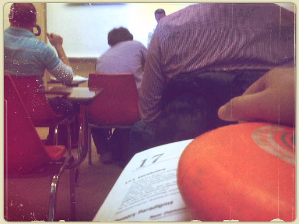 JonathanGalvan2's tweet image. Key to staying awake during a 3 hour class, bring a Frisbee to toss during break! #ultimatefrisbee #greekclass