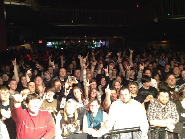 RainsBand's tweet photo. Baltimore @RamsHeadLive you are fucking amazing!  @BlkStoneCherry @cavomusic See you soon! http://t.co/qlRIMrsK