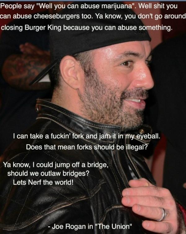 stillblazingtho's tweet photo. What @joerogan said #ReasonsToLegalize http://t.co/PgM9NuU4