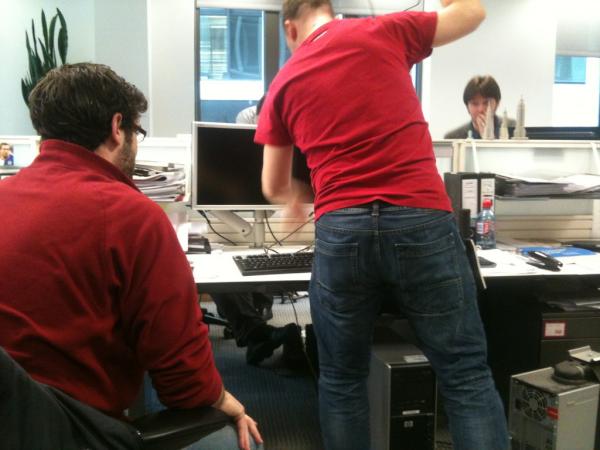 goshead's tweet image. Christmas comes early for @shinkicker88 #newcomputertime