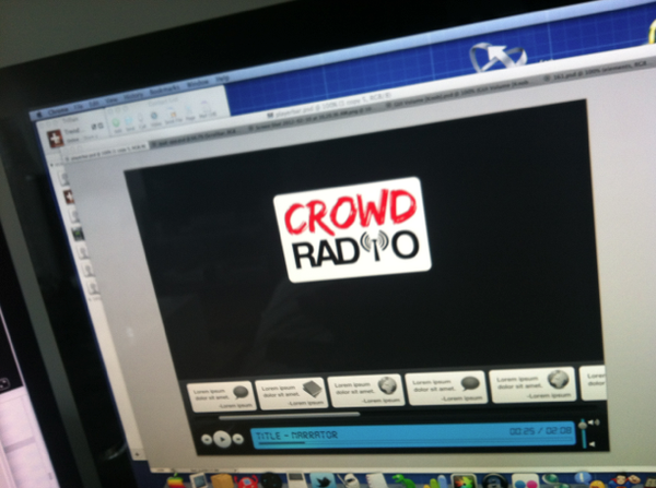 RadioCrowd tweet picture