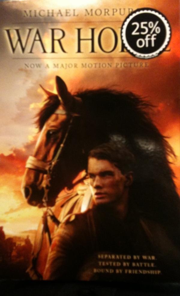 The book is always better than the film? War Horse, Michael Morpurgo an excellent book. Read it before u see the film.