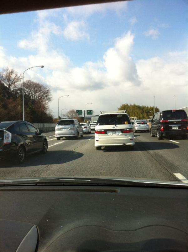gaoh13's tweet photo. あー渋滞イラつく‼ http://t.co/QcpRCU0d