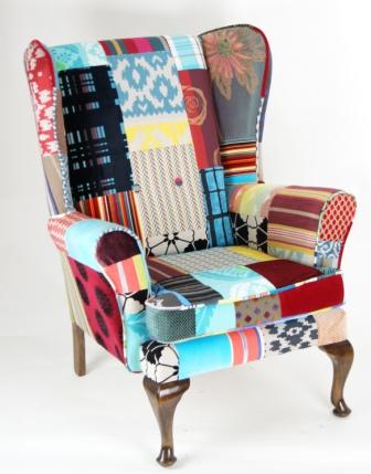 patchworkchairs's tweet photo. In case you missed it here's a chair I finished this week if you like please rt http://t.co/8nMq56oe