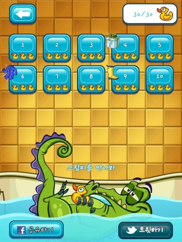 bfstay's tweet photo. @SwampyTheGator 스왐피를 만나봐에서 오리 3마리 수집  #wheresmywater http://t.co/DZDOxb18