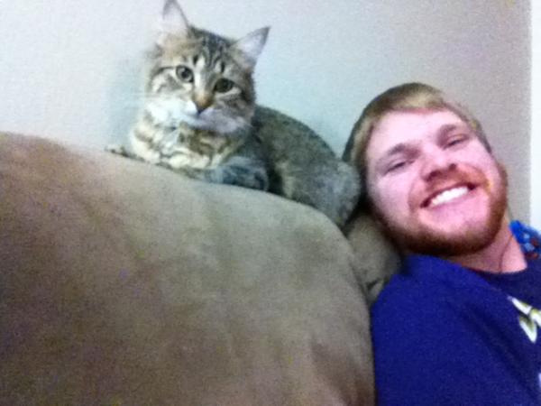 kheiple's tweet image. Wish I was hanging out at home with these 2 bums #almostoff #yay