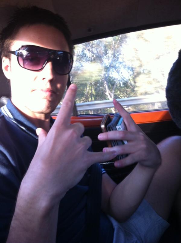 JessicaBlakemor's tweet photo. Backseat bandits http://t.co/4rNnLZW2