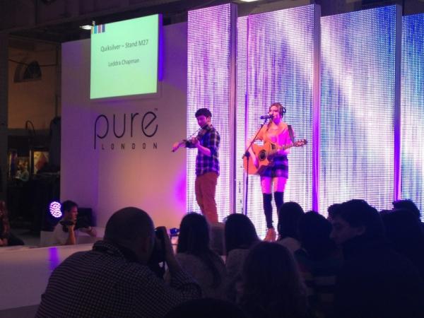 Are you watching Brands with Bands on the Inspirational Stage? If not you're missing out! Come down! #purelondon