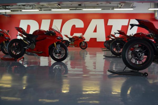 BRANDirector's tweet photo. Ducati officially launched the new 1199 Panigale in Abu Dhabi on the weekend. #Checkmate http://t.co/lnE7z66n