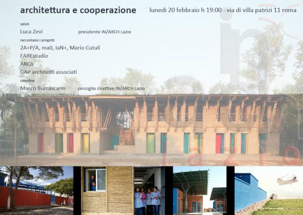 inarchlazio's tweet photo. lunedì 20 febbraio alle 19.00 all'inarchlazio si parla di ARCHITETTURA E COOPERAZIONE http://t.co/nMrUQgOS
