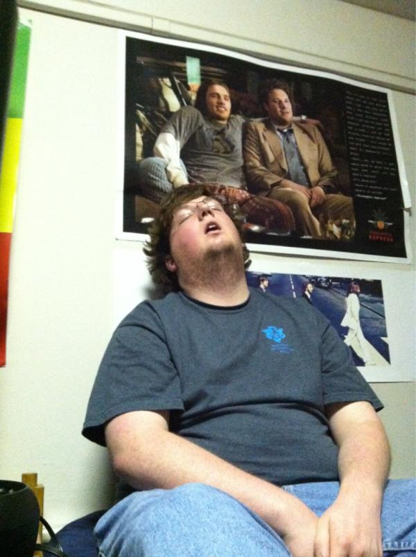 neddylight's tweet photo. Baby Huey is all tuckered out. #fuckinbrd #lookatthegock http://t.co/jrPpygoV