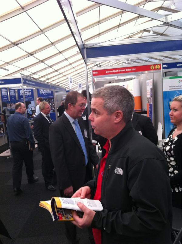 Hansatech's tweet photo. EPICOR user group Chairman Steve doing his big sell http://t.co/HhGlWOKV
