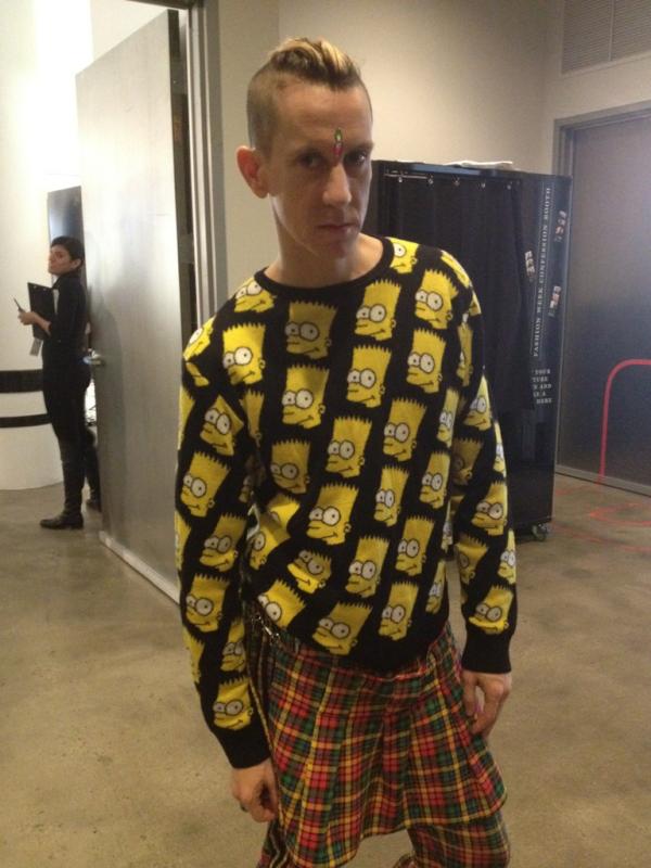Hanging backstage with <a href="/itsjeremyscott/">JEREMY SCOTT</a>. It's going to be one wild afternoon. #MADE #nyfw