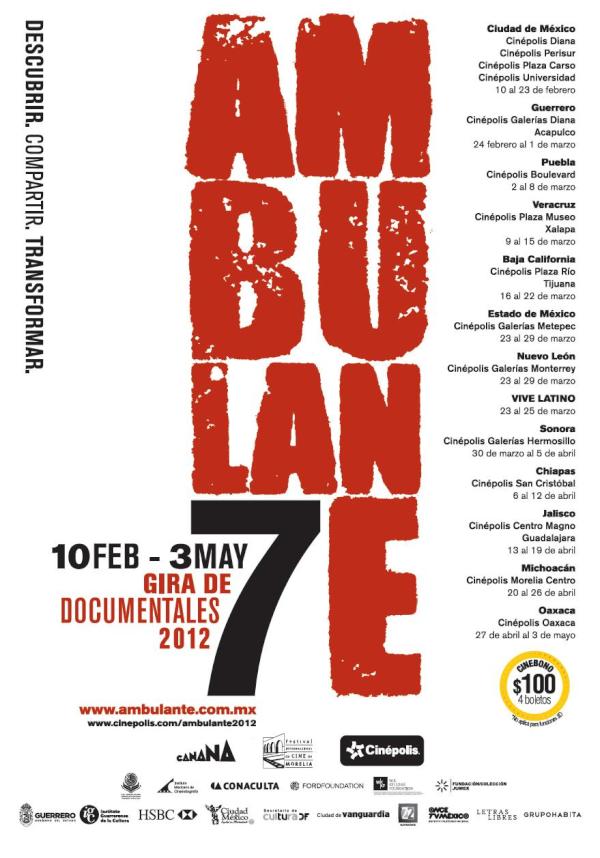 ¡No puedes perderte <a href="/Ambulante/">AMBULANTE</a>! Conoce toda la información de esta gira de documentales en: cinepolis.com/ambulante2012/…