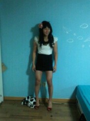 _sowaso's tweet photo. [Jisoo's cosplay(?)] WHAT IS THIS?!;P Jisoo ahhhh!:) http://t.co/kmjDeZ8K