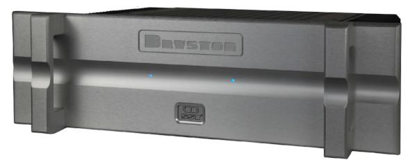 BrystonLtd's tweet photo. Check out Bryston's new blue LED's on this 4B-SST Squared Series amplifier... http://t.co/bRi5WQAH
