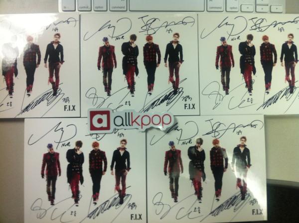 nohjimmy's tweet photo. F.I.X autographed album giveaway coming soon! Only on @allkpop http://t.co/zF5C7rVj