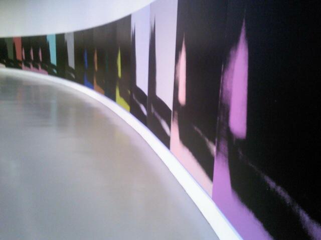 AndyWarhol shadows"D.C highlight of my visit. Listened to The Kinks station on Pandora while walking<a href="/tag/feet"class="tags"><span>#feet</span></a>