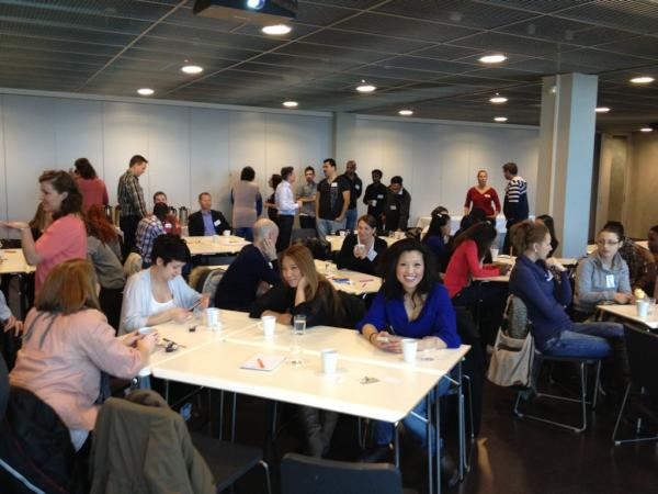 Kickoff för #qexpo på Telenor arena. Härlig stämning, nu kör vi!!