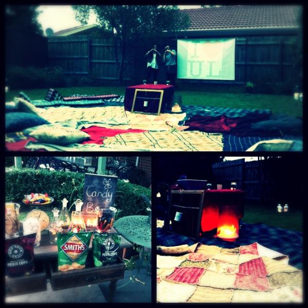 Great night at UL! Outdoor cinema!! #iheartUL