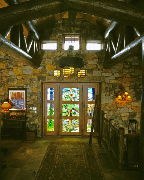 CCCTomFeldhaus's tweet photo. Check out this beautiful entry way with stained glass door at one of our mountain homes in #Breckenridge http://t.co/ESiC9Q7e
