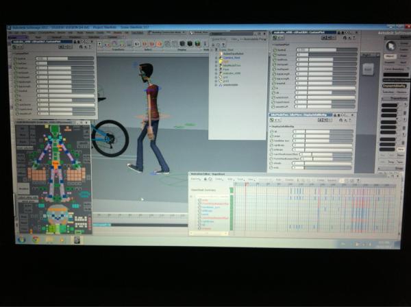 KineticFriction's tweet image. I now see the value of having 2 monitors. #cluttered #AnimatorProblems