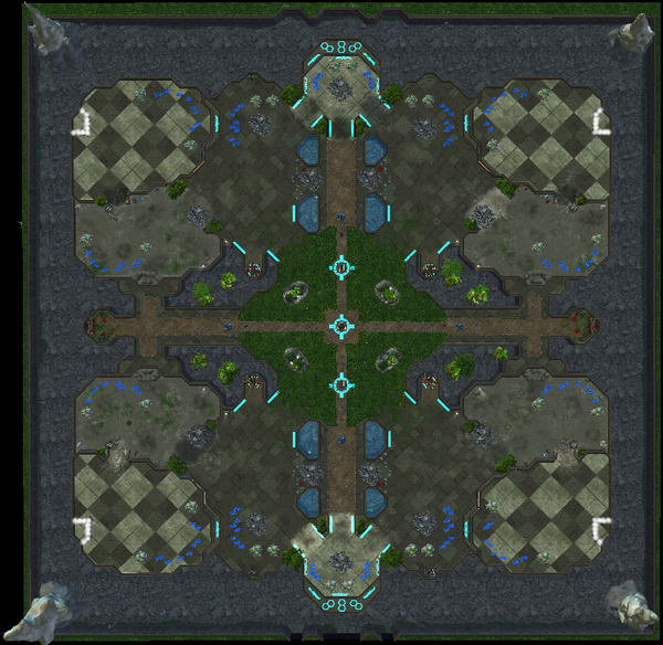 reditterart's tweet photo. New SC2 1v1 melee Map called 'Rest and Relaxation'. It Just needs testing to balance it. http://t.co/fb9I6bdt