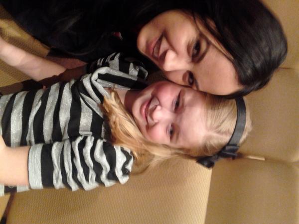 _AtHisFeet's tweet image. With #MyEmma&amp;lt;3 at church