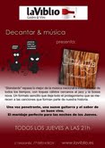 LaViblio's tweet photo. "Decantar&Música" en LaViblio ...Un maridaje perfecto para las noches de los Jueves.Os esperamos http://t.co/Zy7H72JK